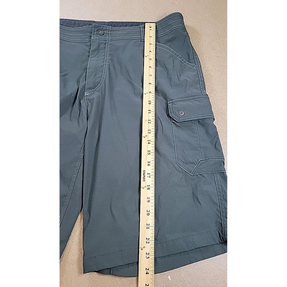 Kuhl Born In The Mountain Shorts Mens 40 Olive‎ GREEN Cargo Outdoor Gorp Hike - Picture 8 of 12